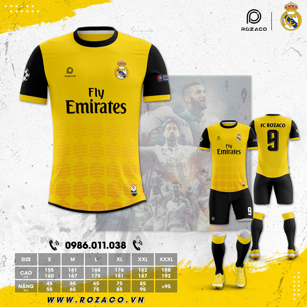 Những mẫu áo câu lạc bộ Real Madrid giá rẻ